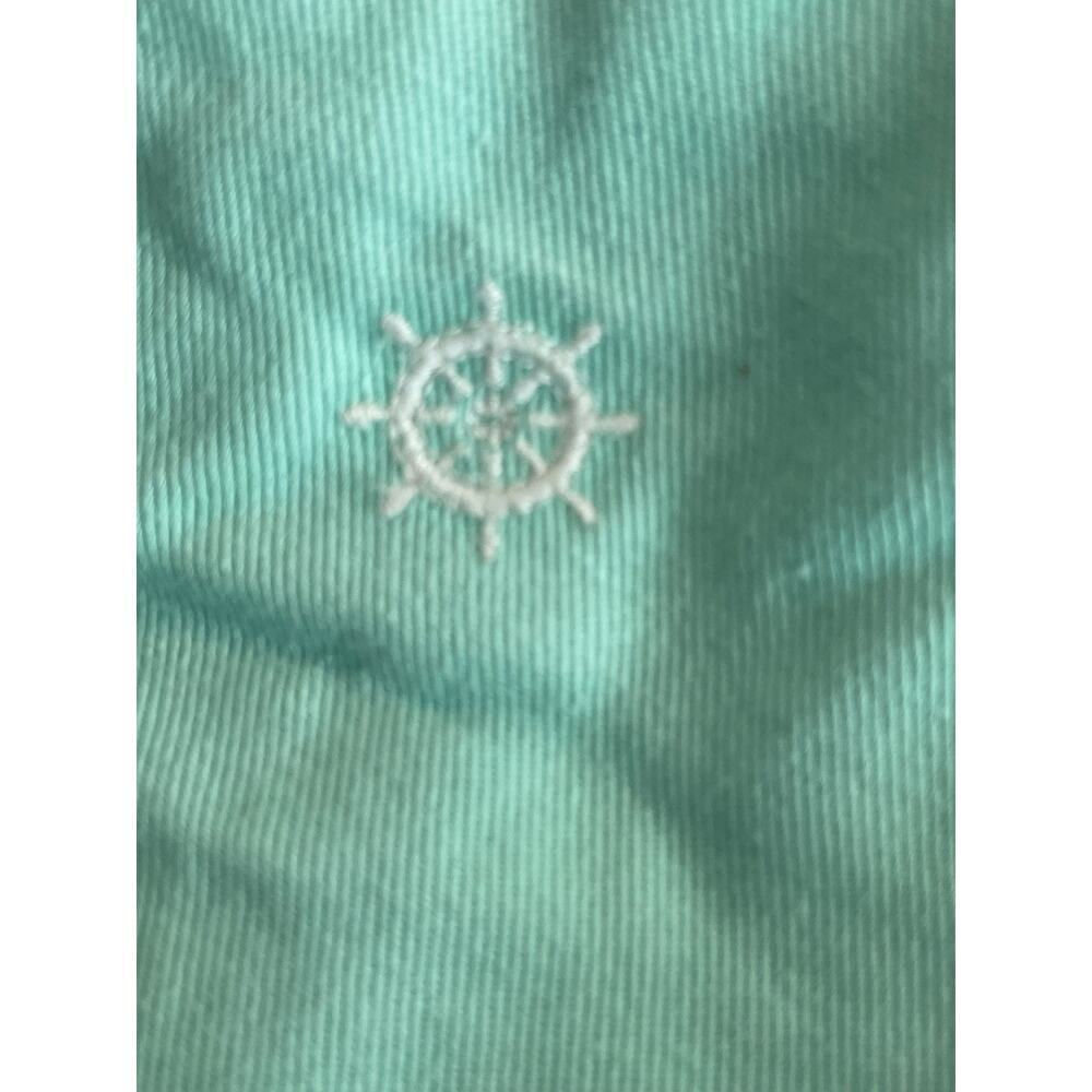JCREW CHINO SHORTS BROKEN IN COTTON SZ 0 MINT GREEN HELM FLAT FRONT SAILOR CHIC - Picture 11 of 13